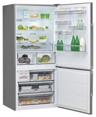 Whirlpool W84BE72X NoFrost alulfagyasztós hűrőszekrény Konyhai termékek - Hűtő, fagyasztó (szabadonálló) - Alulfagyasztós kombinált hűtő - 354208
