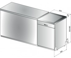 Whirlpool WFF4O33DLTG mosogatógép Konyhai termékek - Mosogatógép - Normál (60cm) szabadonálló mosogatógép - 362541