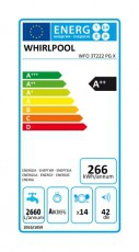 Whirlpool WFO3T222PGX mosogatógép Konyhai termékek - Mosogatógép - Normál (60cm) szabadonálló mosogatógép - 348486