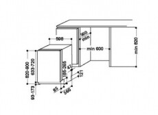Whirlpool WIE 2B19 mosogatógép Konyhai termékek - Mosogatógép - Normál (60cm) beépíthető mosogatógép - 307468