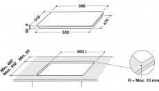 Whirlpool WL S8560 AL beépíthető indukciós főzőlap Konyhai termékek - Sütő-főzőlap, tűzhely (beépíthető) - Indukciós főzőlap (beépíthető) - 362529