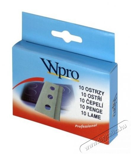 Wpro BLA D003 kerámialap tisztító penge (10db) Konyhai termékek - Sütő-főzőlap, tűzhely (beépíthető) - Kiegészítő - 302309