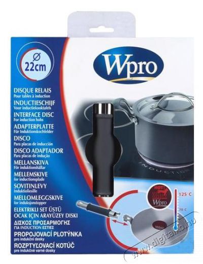 Wpro IDI 002 indukciós adapter Konyhai termékek - Sütő-főzőlap, tűzhely (beépíthető) - Kiegészítő - 302318