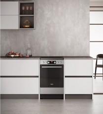 Whirlpool WS5V8CCX/E Kerámialapos elektromos tűzhely Konyhai termékek - Sütő-főzőlap, tűzhely (szabadonálló) - Elektromos tűzhely (szabadonálló) - 354245