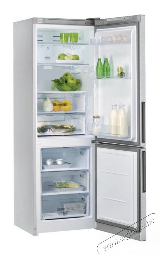 Whirlpool WTNF 81 OX No Frost kombinált hűtőszekrény Konyhai termékek - Hűtő, fagyasztó (szabadonálló) - Alulfagyasztós kombinált hűtő - 342925