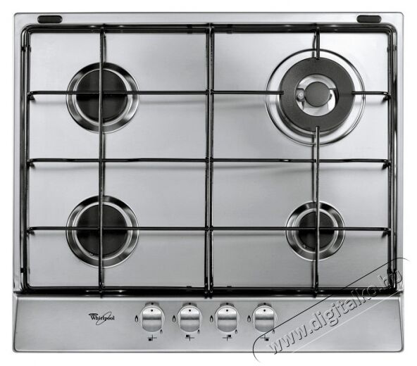 Whirlpool AKR 362/IX gázfőzőlap Konyhai termékek - Sütő-főzőlap, tűzhely (beépíthető) - Gázfőzőlap (beépíthető) - 285978