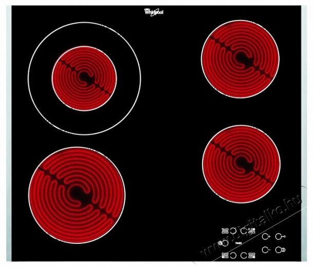 Whirlpool AKT 8130/LX elektromos főzőlap Konyhai termékek - Sütő-főzőlap, tűzhely (beépíthető) - Elektromos főzőlap (beépíthető) - 285957