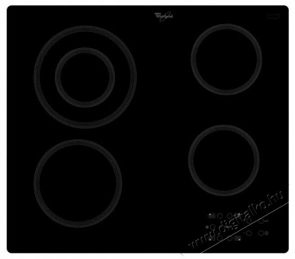 Whirlpool AKT 8130/NE elektromos főzőlap Konyhai termékek - Sütő-főzőlap, tűzhely (beépíthető) - Elektromos főzőlap (beépíthető) - 285956