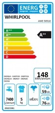 Whirlpool AWE 50510 felültöltős mosógép Háztartás / Otthon / Kültér - Mosógép / szárítógép - Felültöltős mosógép - 306570