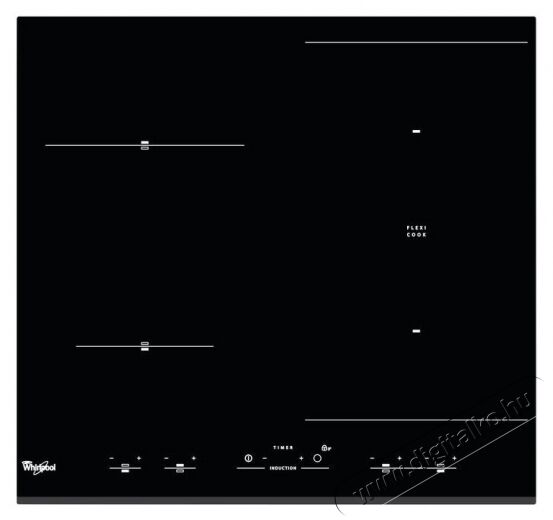 Whirlpool ACM 918/BA indukciós főzőlap Konyhai termékek - Sütő-főzőlap, tűzhely (beépíthető) - Indukciós főzőlap (beépíthető) - 285966