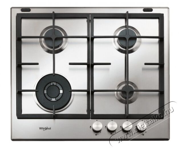 Whirlpool GMF6422/IX beépíthető gázfőzőlap Konyhai termékek - Sütő-főzőlap, tűzhely (beépíthető) - Gázfőzőlap (beépíthető) - 354159