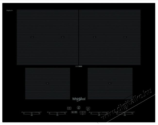 Whirlpool SMO604OFNE indukciós főzőlap Konyhai termékek - Sütő-főzőlap, tűzhely (beépíthető) - Indukciós főzőlap (beépíthető) - 323101