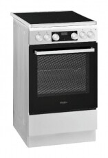 Whirlpool WS5V8CCW/E kerámialapos tűzhely Konyhai termékek - Sütő-főzőlap, tűzhely (szabadonálló) - Elektromos tűzhely (szabadonálló) - 348972
