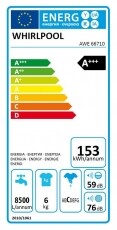 Whirlpool AWE 66710 mosógép Háztartás / Otthon / Kültér - Mosógép / szárítógép - Felültöltős mosógép - 302271