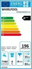 Whirlpool FWSD 81283 WCV elöltöltős keskeny mosógép Háztartás / Otthon / Kültér - Mosógép / szárítógép - Elöltöltős keskeny (45cm-ig) mosógép - 339686