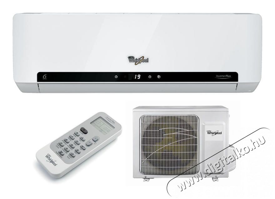 Whirlpool SPIW 312L inverteres Split klíma 3,4 kW Háztartás / Otthon / Kültér - Ventilátor / Légkondicionáló - Split klíma - 349735