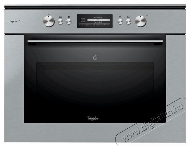 Whirlpool AMW 761/IXL mikrohullámú sütő Konyhai termékek - Mikrohullámú sütő - Mikrohullámú sütő (beépíthető) - 285932
