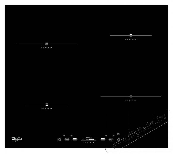 Whirlpool ACM 836/BA indukciós főzőlap Konyhai termékek - Sütő-főzőlap, tűzhely (beépíthető) - Indukciós főzőlap (beépíthető) - 285963