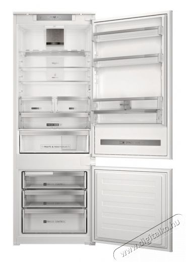 Whirlpool SP40 802 EU beépíthető alulfagyasztós hűtőszekrény Konyhai termékek - Hűtő, fagyasztó (beépíthető) - Alulfagyasztós kombinált hűtő - 348480