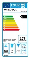 Whirlpool FSCR 70413 mosógép Háztartás / Otthon / Kültér - Mosógép / szárítógép - Elöltöltős normál (60cm-ig) mosógép - 302240