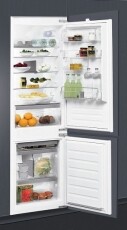Whirlpool ART 6503/A+ beépíthető hűtőszekrény Konyhai termékek - Hűtő, fagyasztó (beépíthető) - Alulfagyasztós kombinált hűtő - 286037
