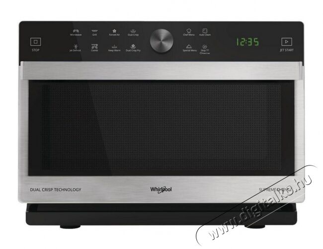 Whirlpool MWP 338 SX mikrohullámú sütő Konyhai termékek - Mikrohullámú sütő - Mikrohullámú sütő (szabadonálló) - 345029