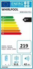 Whirlpool WHE31352 FO 2 Fagyasztóláda Konyhai termékek - Hűtő, fagyasztó (szabadonálló) - Fagyasztóláda - 363899