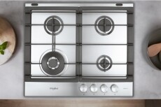 Whirlpool GMF6422/IX beépíthető gázfőzőlap Konyhai termékek - Sütő-főzőlap, tűzhely (beépíthető) - Gázfőzőlap (beépíthető) - 354159