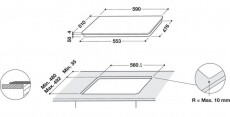 Whirlpool WF S4160 BF beépíthető indukciós főzőlap Konyhai termékek - Sütő-főzőlap, tűzhely (beépíthető) - Indukciós főzőlap (beépíthető) - 362532