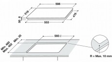 Whirlpool WL B5860 AL beépíthető indukciós főzőlap Konyhai termékek - Sütő-főzőlap, tűzhely (beépíthető) - Indukciós főzőlap (beépíthető) - 362528