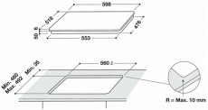 Whirlpool WLS2260NE beépíthető indukciós főzőlap Konyhai termékek - Sütő-főzőlap, tűzhely (beépíthető) - Indukciós főzőlap (beépíthető) - 367095