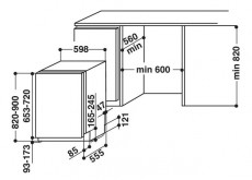 Whirlpool WIO 3T323 6.5  14 terítékes mosogatógép Konyhai termékek - Mosogatógép - Normál (60cm) beépíthető mosogatógép - 354237