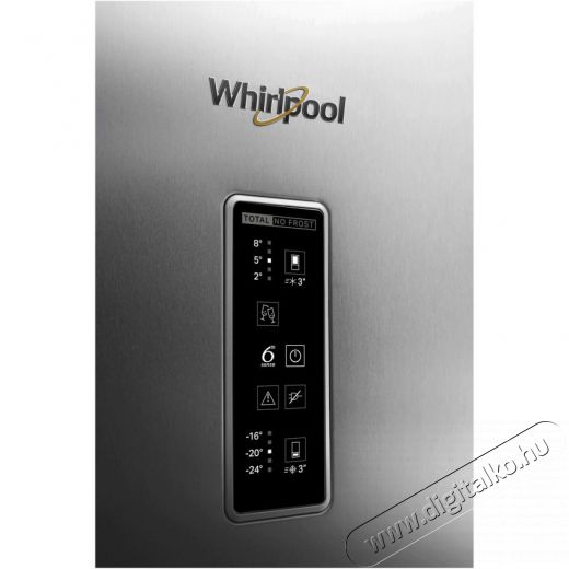 Whirlpool WB70E 972 X Alulfagyasztós hűtőszekrény  Konyhai termékek - Hűtő, fagyasztó (szabadonálló) - Alulfagyasztós kombinált hűtő - 372447