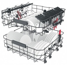 Whirlpool WIC 3C34 PFE S MOSOGATÓGÉP BEÉPÍTHETŐ Konyhai termékek - Mosogatógép - Normál (60cm) beépíthető mosogatógép - 377727