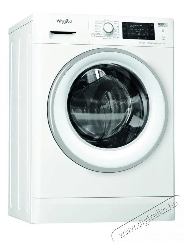 Whirlpool FWSD 71283 SV EE N elöltöltős keskeny mosógép Háztartás / Otthon / Kültér - Mosógép / szárítógép - Elöltöltős keskeny (45cm-ig) mosógép - 379286