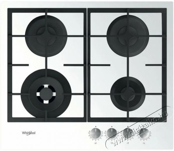 Whirlpool GOFL 629/WH beépíthető gázfőzőlap Konyhai termékek - Sütő-főzőlap, tűzhely (beépíthető) - Gázfőzőlap (beépíthető) - 379295