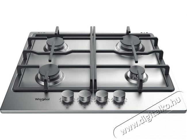 Whirlpool TKRL 660 IX beépíthető gázfőzőlap Konyhai termékek - Sütő-főzőlap, tűzhely (beépíthető) - Gázfőzőlap (beépíthető) - 379297