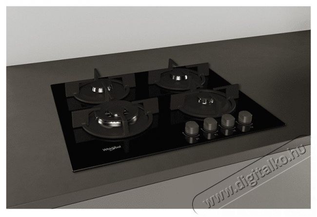 Whirlpool GOR 625/NB Beépíthető gáz főzőlap Konyhai termékek - Sütő-főzőlap, tűzhely (beépíthető) - Gázfőzőlap (beépíthető) - 381795