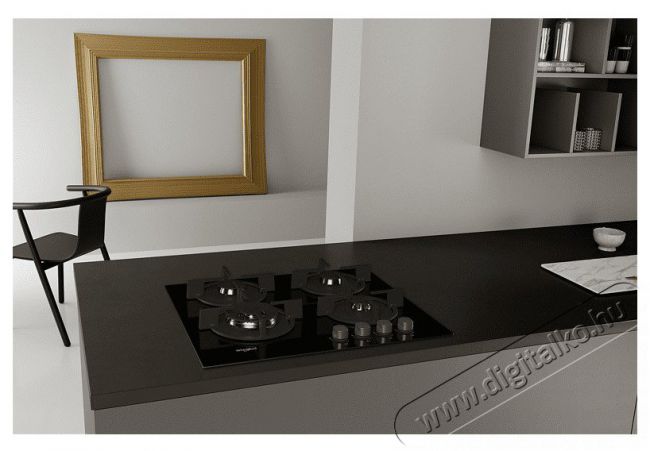 Whirlpool GOR 625/NB Beépíthető gáz főzőlap Konyhai termékek - Sütő-főzőlap, tűzhely (beépíthető) - Gázfőzőlap (beépíthető) - 381795