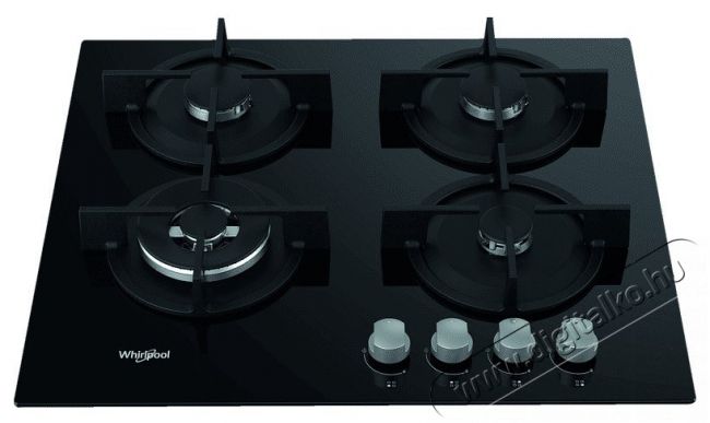 Whirlpool GOR 625/NB Beépíthető gáz főzőlap Konyhai termékek - Sütő-főzőlap, tűzhely (beépíthető) - Gázfőzőlap (beépíthető) - 381795