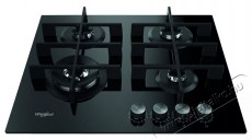 Whirlpool GOWL 628/NB EE Beépíthető gáz főzőlap Konyhai termékek - Sütő-főzőlap, tűzhely (beépíthető) - Gázfőzőlap (beépíthető) - 381796