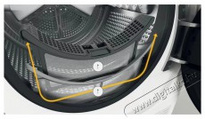 Whirlpool W7 D94WB EE hőszivattyús szárítógép Háztartás / Otthon / Kültér - Mosógép / szárítógép - Elöltöltős normál (60cm-ig) mosógép - 399107