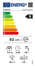 Whirlpool WRSB 7259 WS EU keskeny elöltöltős mosógép Háztartás / Otthon / Kültér - Mosógép / szárítógép - Elöltöltős keskeny (45cm-ig) mosógép - 399800