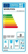 Whirlpool FFD 9469 BV EE elöltöltős mosógép Háztartás / Otthon / Kültér - Mosógép / szárítógép - Elöltöltős normál (60cm-ig) mosógép - 400407