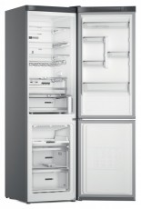 Whirlpool W7X 94T SX Total NoFrost inox alulfagyasztós hűtőszekrény Konyhai termékek - Hűtő, fagyasztó (szabadonálló) - Alulfagyasztós kombinált hűtő - 403865