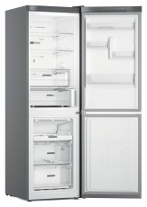 Whirlpool W7X 82O OX inox alulfagyasztós hűtőszekrény Konyhai termékek - Hűtő, fagyasztó (szabadonálló) - Alulfagyasztós kombinált hűtő - 452603