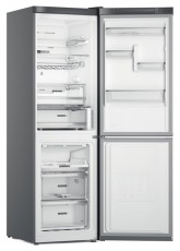 Whirlpool W7X 83T MX inox alulfagyasztós hűtőszekrény Konyhai termékek - Hűtő, fagyasztó (szabadonálló) - Alulfagyasztós kombinált hűtő - 452606