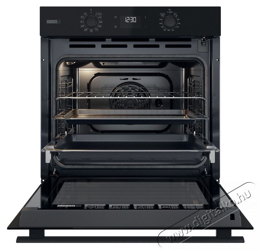 Whirlpool OMSR58RU1SB S&Uuml;TŐ ELEKTROMOS BE&Eacute;P&Iacute;THETŐ GŐZ FUNKCI&Oacute;VAL Konyhai term&eacute;kek - S&uuml;tő-főzőlap, tűzhely (be&eacute;p&iacute;thető) - S&uuml;tő (be&eacute;p&iacute;thető) - 473606