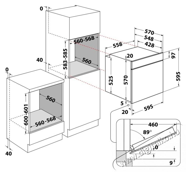 Whirlpool OMSR58RU1SB S&Uuml;TŐ ELEKTROMOS BE&Eacute;P&Iacute;THETŐ GŐZ FUNKCI&Oacute;VAL Konyhai term&eacute;kek - S&uuml;tő-főzőlap, tűzhely (be&eacute;p&iacute;thető) - S&uuml;tő (be&eacute;p&iacute;thető) - 473606