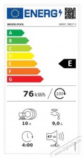 Whirlpool WSFC 3M27 X mosogatógép Konyhai termékek - Mosogatógép - Keskeny (45cm-ig) beépíthető mosogatógép - 495835